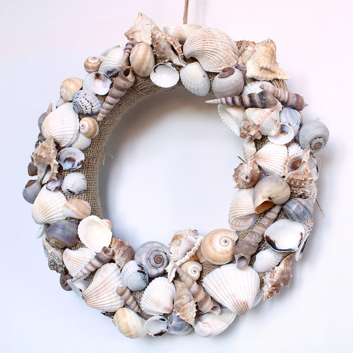 Duży wianek z muszelek