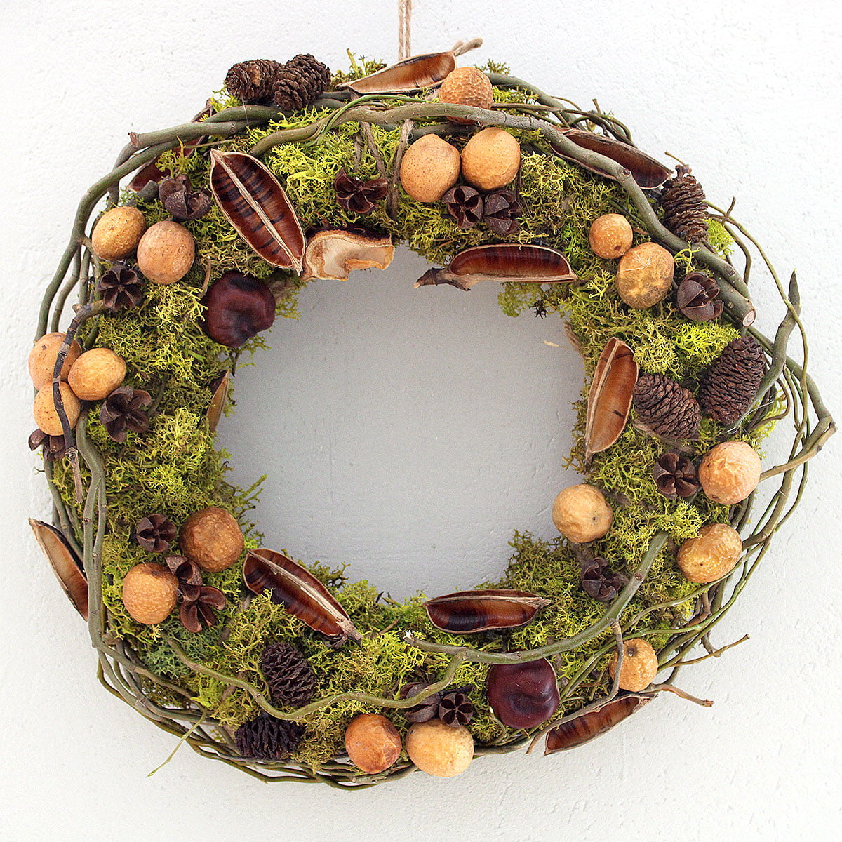 leśny wianek z wierzbą