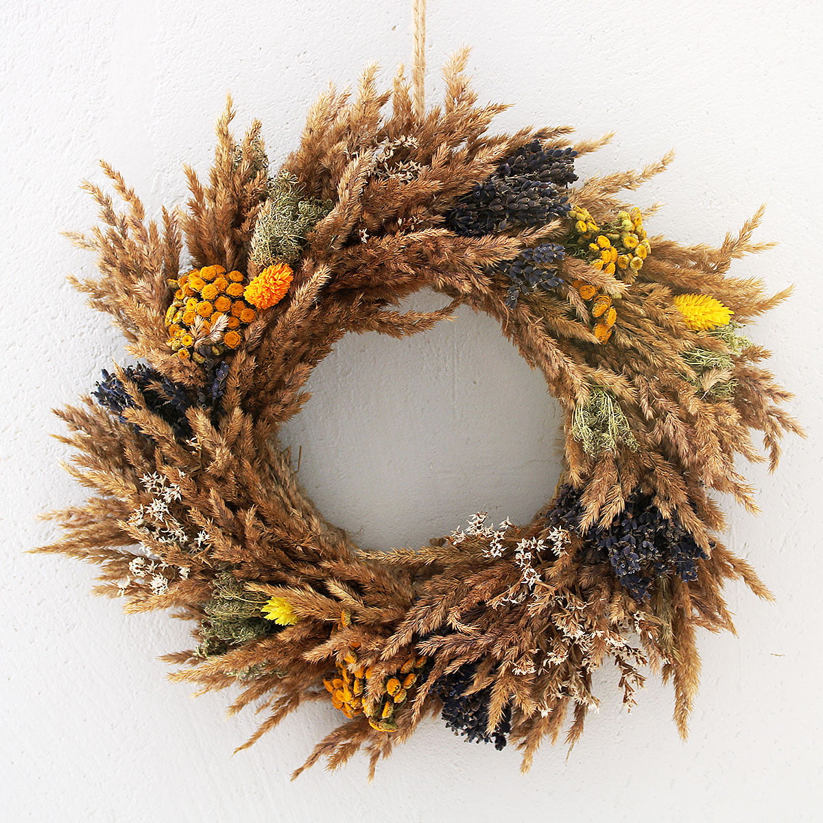 Polny wianek z lawendą