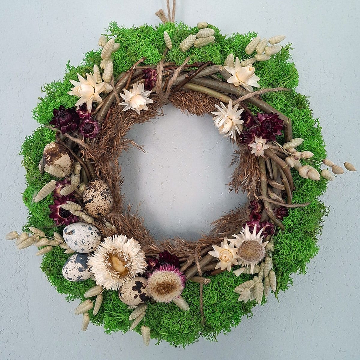 wianek z chrobotka reniferowego