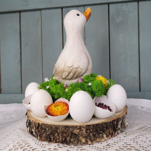 Wielkanocny stroik z chrobotkiem